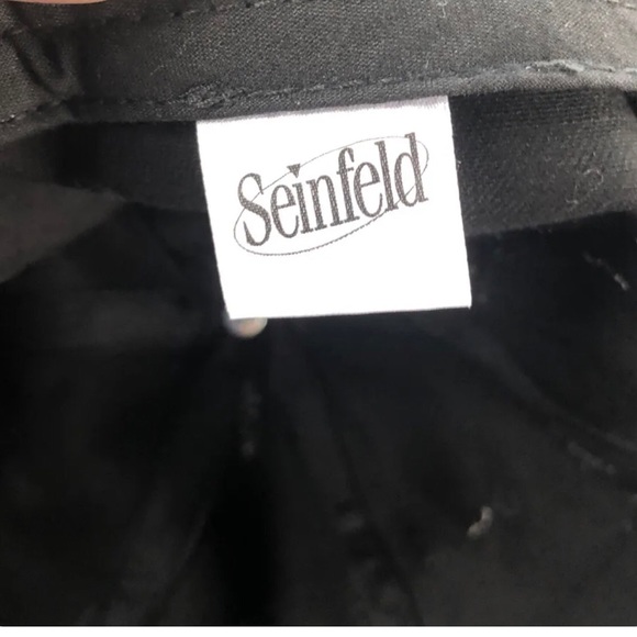 Officially Licensed Seinfeld Black Adjustable Snapback Hat 1990s - Picture 3 of 4